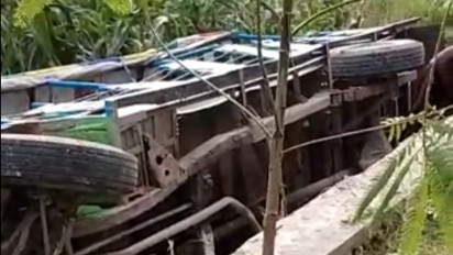 Odong-Odong Terguling di Blora, 10 Penumpang Terluka Mayoritas Anak-Anak