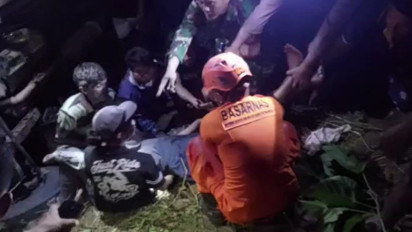 Bus Pengangkut Puluhan Santri Masuk Jurang di Sulteng, Tiga Orang Tewas