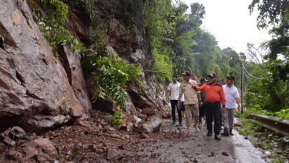 Akibat Curah Hujan Tinggi Longsor Terjang Sawahlunto, Wakil Walikota Zohirin Sayuti: Dilaporkan Terdapat 19 Titik