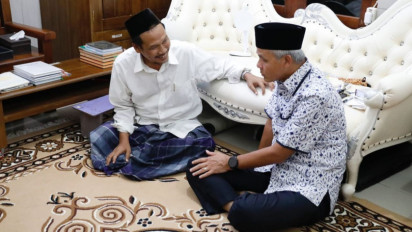 Ganjar Diserang Netizen Usai Sowan ke Gus Baha dan Gus Mus, Singgung Politik Identitas hingga Video Bokep