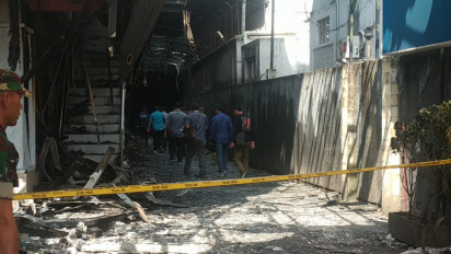 Pasca Kebakaran Mall Malang Plaza, 150 Stan Ludes Terbakar, Kerugian Capai Miliaran Rupiah
