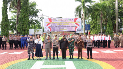 Apel Gabungan Antisipasi Karhutla di Karimun, TNI dan Polri hingga Masyarakat Dilibatkan