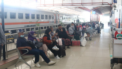 Arus Balik Lebaran di Daop 7 Madiun Masih Ramai, KA Brantas Tambahan Paling Diburu Pemudik