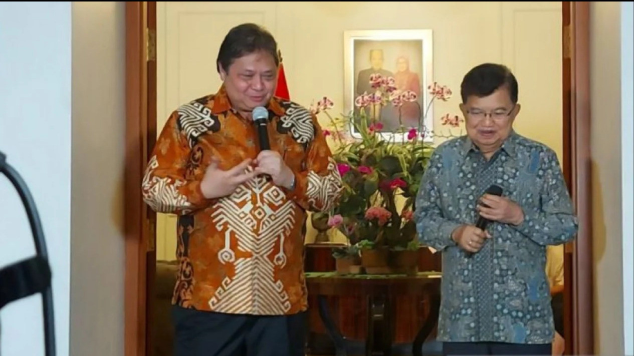 Ditanya Soal Kans Airlangga Jadi Cawapres Prabowo atau Anies Baswedan Begini Jawaban Jusuf Kalla
            - galeri foto