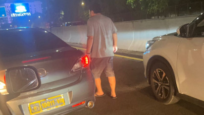 Pelaku Aksi Koboi Jalanan di Exit Tol Tomang Ternyata Catut Plat Nomor Anggota Polda Metro Jaya