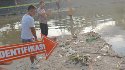 Dikira Bangkai, Orok Bayi di Sungai Badung Gemparkan Warga