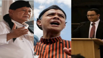 Elektabilitas Ganjar Kalahkan Menhan, LSN sebut Prabowo Unggul dari Gubernur Jateng, Posisi Anies di Sini