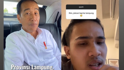 Reaksi TikToker Bima Lihat Presiden Jokowi Tinjau Jalan 'Dajjal' Lampung: Sekalian Tuh Ajak si Perempuan Unik