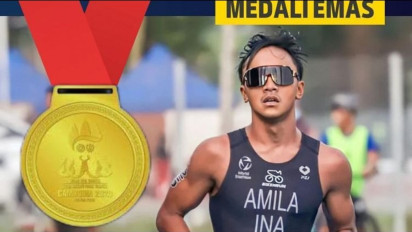 SEA Games 2023: Atlet Triatlon Sumbang Medali Emas Pertama untuk Indonesia