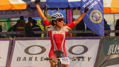 Hore! Sayu Bella Sukma Dewi Tambah Medali Emas SEA Games 2023 dari Balap Sepeda MTB