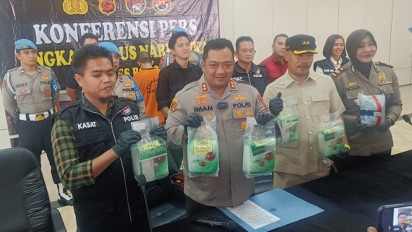 Polres Bogor Gagalkan Peredaran Narkotika Senilai Rp10 Miliar