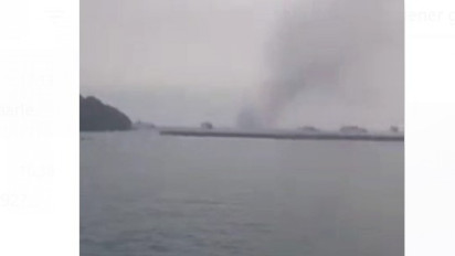 BREAKING NEWS KMP Royce 1 Terbakar di Alur Penyebrangan Merak-Bakauheuni