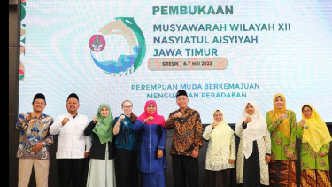 Buka Muswil XII Nasyiatul Aisyiyah, Gubernur Khofifah Dorong Pertemuan Pikiran dan Gerakan Bangun Kemajuan Jatim