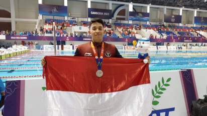 Cabor Akuatik Sumbang Medali Pertama SEA Games 2023 Kamboja, Farrel Raih Medali Perak