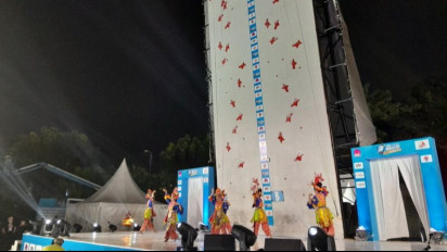 Piala Dunia Panjat Tebing Seri Jakarta Resmi Dibuka, Atlet Indonesia Unjuk Gigi