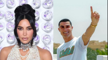 Video Cristiano Ronaldo Bertemu Kim Kardashian Viral di Media Sosial, CLBK?