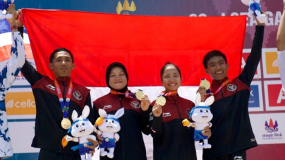 Penuh Drama, Tim Balap Sepeda Indonesia Tegaskan Dominasi di SEA Games 2023