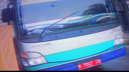 Ini Penampakan Bus Plat Merah Milik Pemkot Cilegon yang Dituding jadi Penyebab Kebakaran Kapal KMP Royce 1