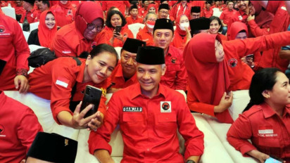 Safari Politik di Jawa Timur, Ganjar Pranowo Ingin Menang Total Balas Kekalahan Jokowi di Pilpres 2019