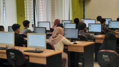 3.986 Calon Mahasiswa Ikuti Tes UTBK di Kampus ISI Yogyakarta Hari Ini