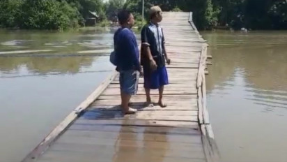Sejumlah Wilayah Pesisir di Sidoarjo Terendam Banjir Rob