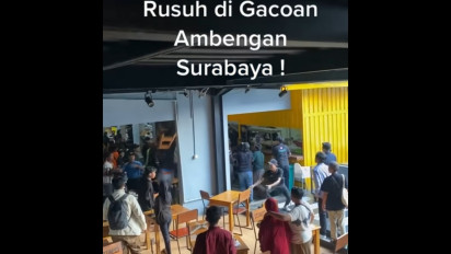 Dugaan terjadi Kericuhan di Mie Gacoan Ambengan, Surabaya, Viral di Medsos