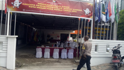 18 Partai Politik Belum Mendaftarkan Bakal Calon Legislatif di KPU Medan