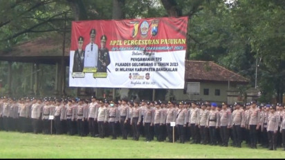 Jelang Pilkades Serentak di Bangkalan, Madura, 4027 Pasukan Disiagakan di 147 Desa