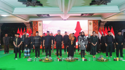 730 Tumpeng, Meriahkan Kenduri Agung Peringatan Hari Jadi ke-730 Kabupaten Mojokerto