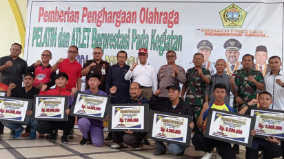418 Atlet Berprestasi di Ajang Popda Porprov Kabupaten Karimun, Terima Bonus Dari Pemerintah Daerah