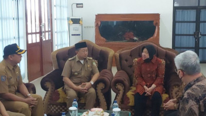 Pastikan Kasus Rudapaksa Puluhan Siswa Diproses, Menteri Risma ke Bengkulu 