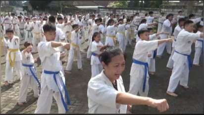 Perguruan Pembinaan Karate Kyokushinkai : Mental Kuat dan Solid Kunci Sukses Berprestasi