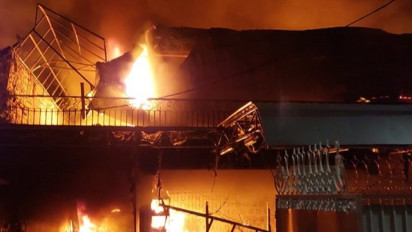 Kebakaran Terjadi di Karang Bolong, Pademangan Jakarta Utara