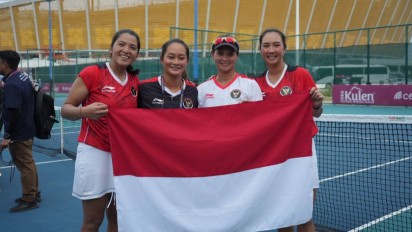 Tenis Beregu Putri Indonesia Butuh 18 Tahun untuk Kembalikan Medali Emas SEA Games ke Tanah Air