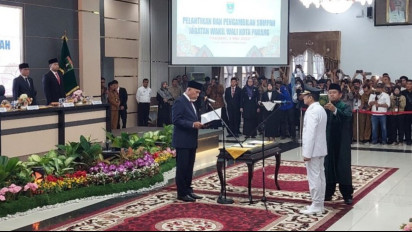 Wakil Walikota Padang Dilantik Gubernur, Wartawan Dilarang Masuk