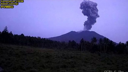 Dua Gunung Api di Maluku Utara Erupsi, PVMBG Rekam Aktivitas Keduanya