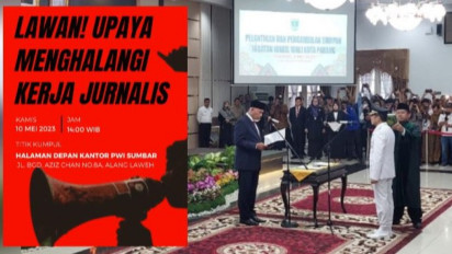 Pasca Diusir, Puluhan Media di Sumbar Boikot Pemberitaan Gubernur dan Wagub Sumbar