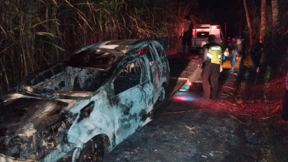 Update Sopir Mobil Grab Calya yang Tewas Terbakar dalam Mobil, Polisi Tetapkan Tersangka