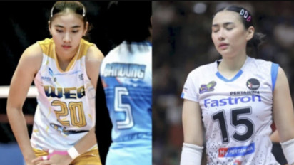 7 Pose Memesona Shintia Alliva, Bidadari Voli Indonesia Kembaran Yolla Yuliana di SEA Games 2023