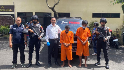 Curi Mobil Pick Up di Bali, Dua Buruh Bangunan Diringkus Polisi