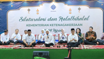Menaker: Halal Bihalal Momentum Peningkatan Kualitas dan Produktivitas