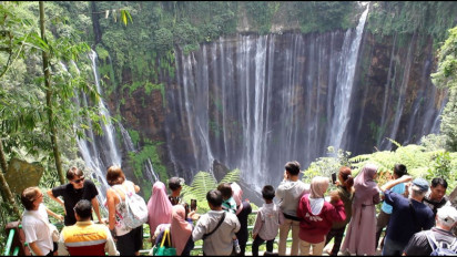 Wisata Air Terjun Tumpak Sewu Ditutup Usai Wisatawan Asing asal Malaysia Tewas Terjatuh