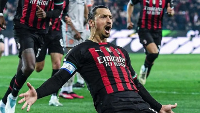 Viral Kesedihan Zlatan Ibrahimovic Lihat AC Milan Hancur di Semifinal Liga Champions