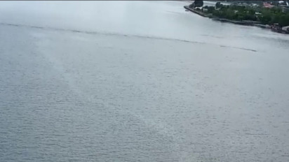 Permukaan Laut di Perairan Ambon seperti Terbelah dan Berlubang, Berikut Penjelasan Ahli Oseonografi