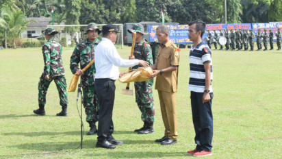 Bangun Jalan 6 KM, Kodim 02/04 DS Rancang Capaian Program lintas Sektoral TNI