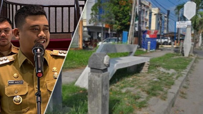 Tidak Hanya Proyek Lampu Pocong, Bobby Nasution Minta Vendor Bongkar Bangku Suster Ngesot