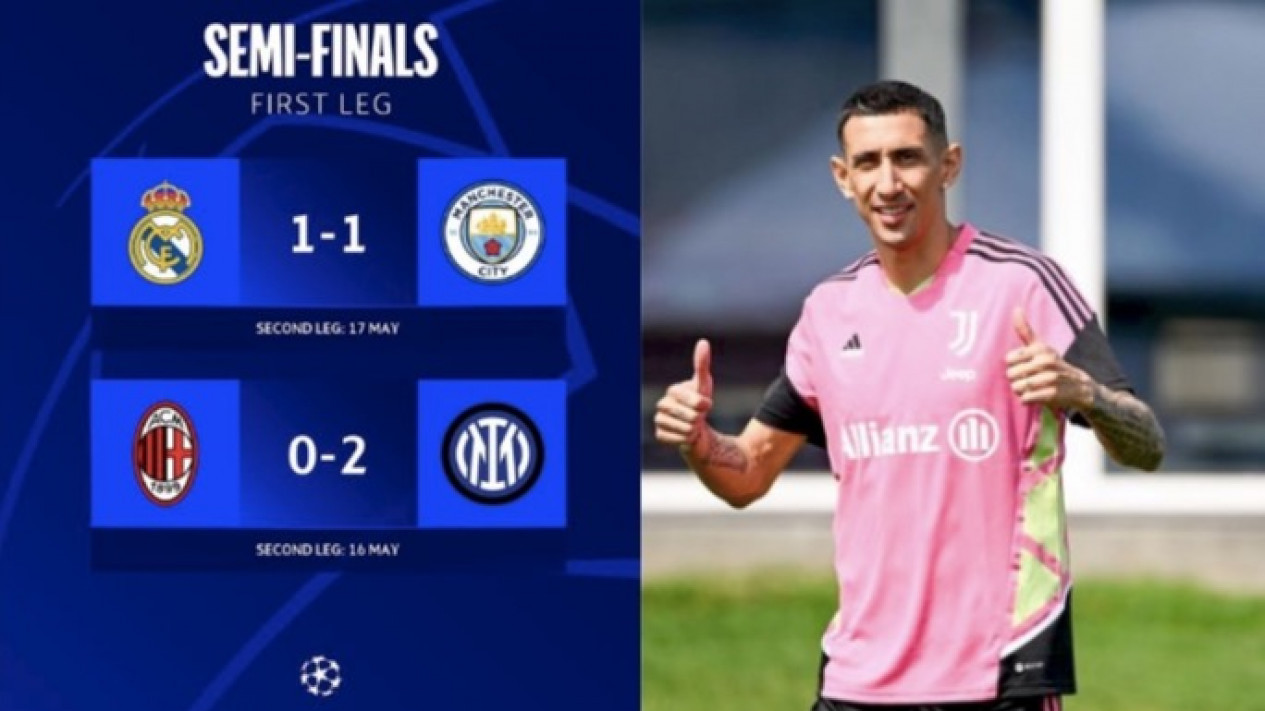 Angel Di Maria Prediksi Siapa yang Juara Liga Champions Musim Ini, Madrid atau City?
            - galeri foto