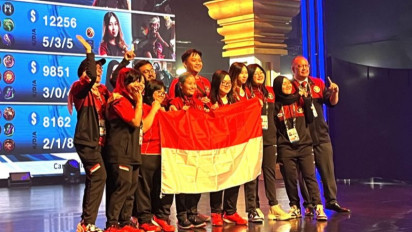 Debut di SEA Games 2023, Tim Mobile Legend Putri Indonesia Raih Medali Emas Usai Kalahkan Filipina