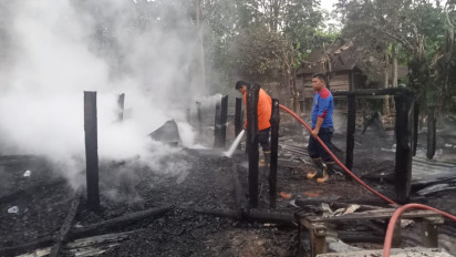 Dua Rumah Warga di Musi Banyuasin Terbakar