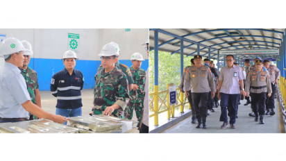 Kapolda Kepri dan Danlantamal Kunjungi PT Timah Tbk Unit Produksi Kundur, Kompak Dukung Proses Bisnis Perusahaan